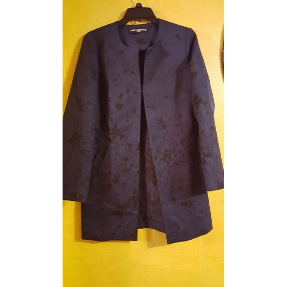 KARL LANGERFELD TOPPER JACKET 🆕 - Picture 1 of 7